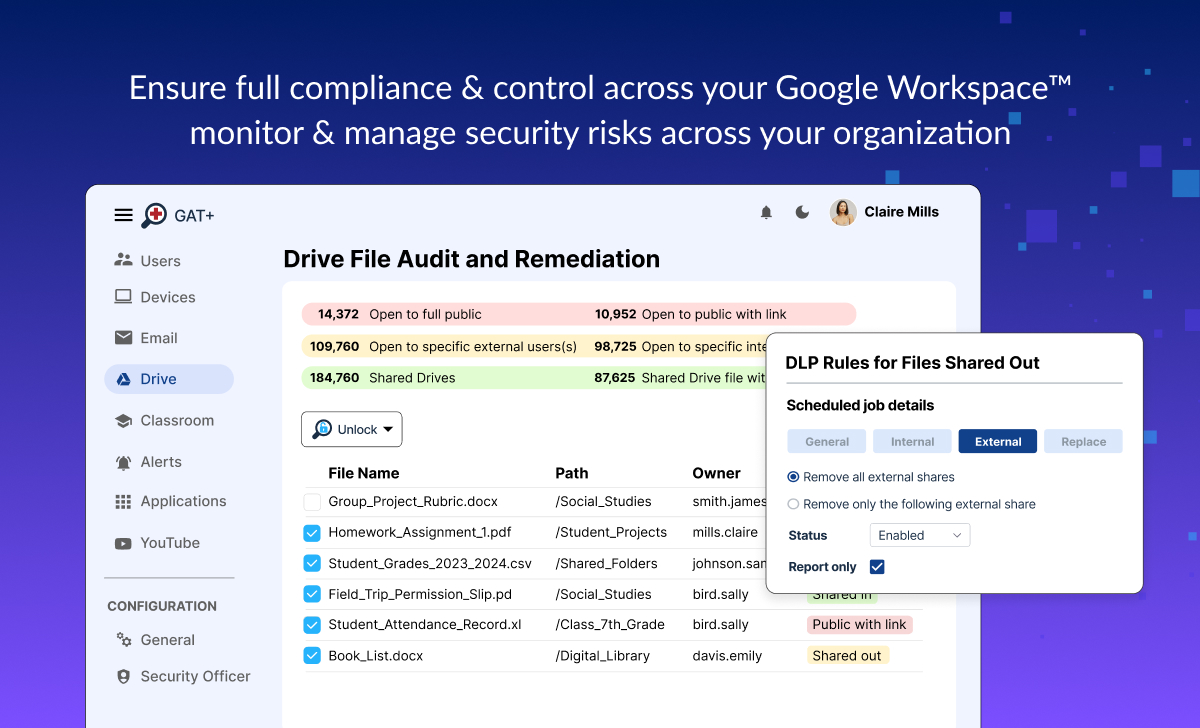 screenshot of GAT Labs